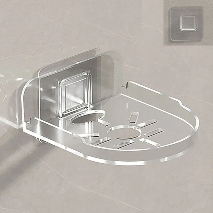 Traceless Wall Mounted Camera Bracket Home No-Punch Surveillance Rack Router Shelf, Transparent Traceless Wall Mounted Camera Bracket Home No-Punch Surveillance Rack Router Shelf, Transparent